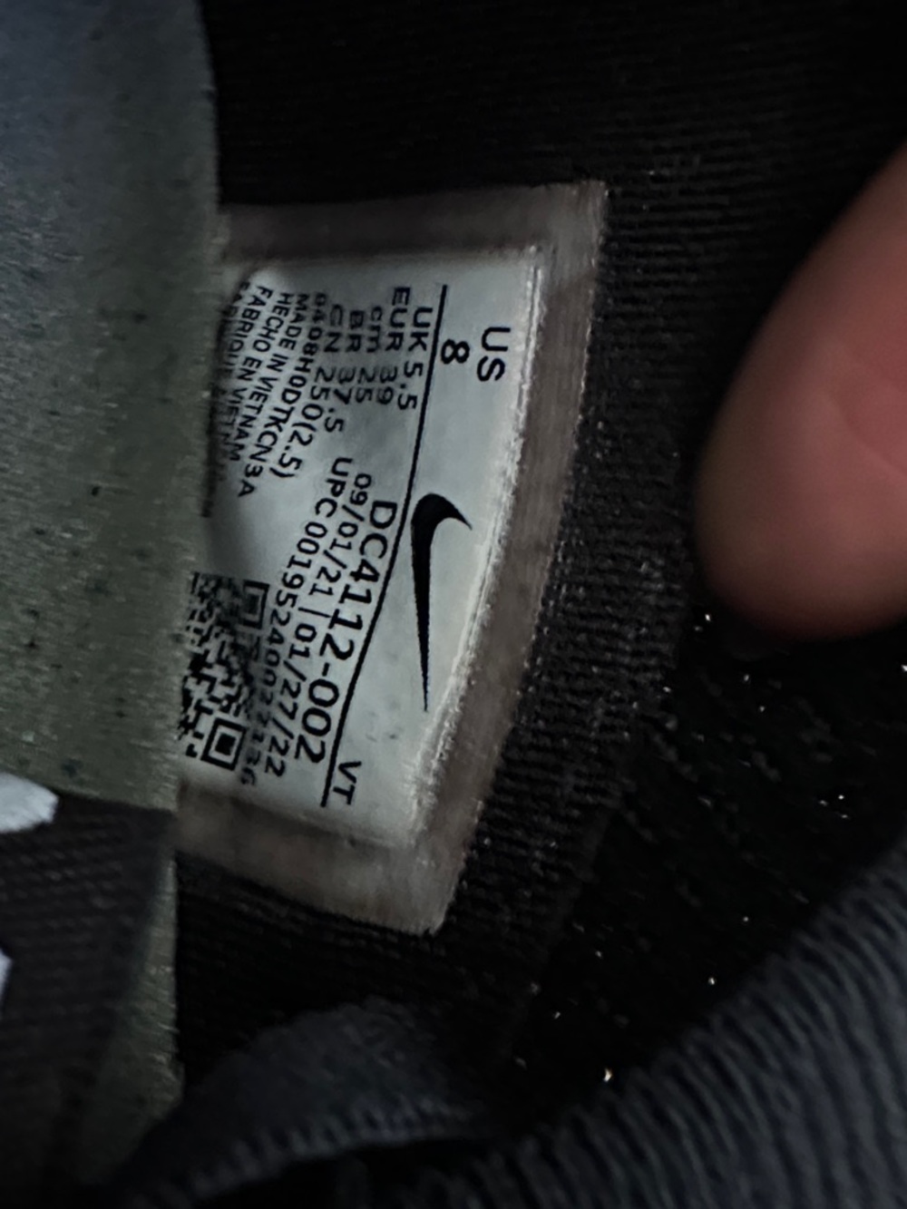 Nike Air VaporMax FK Black - Picture 2 of 5